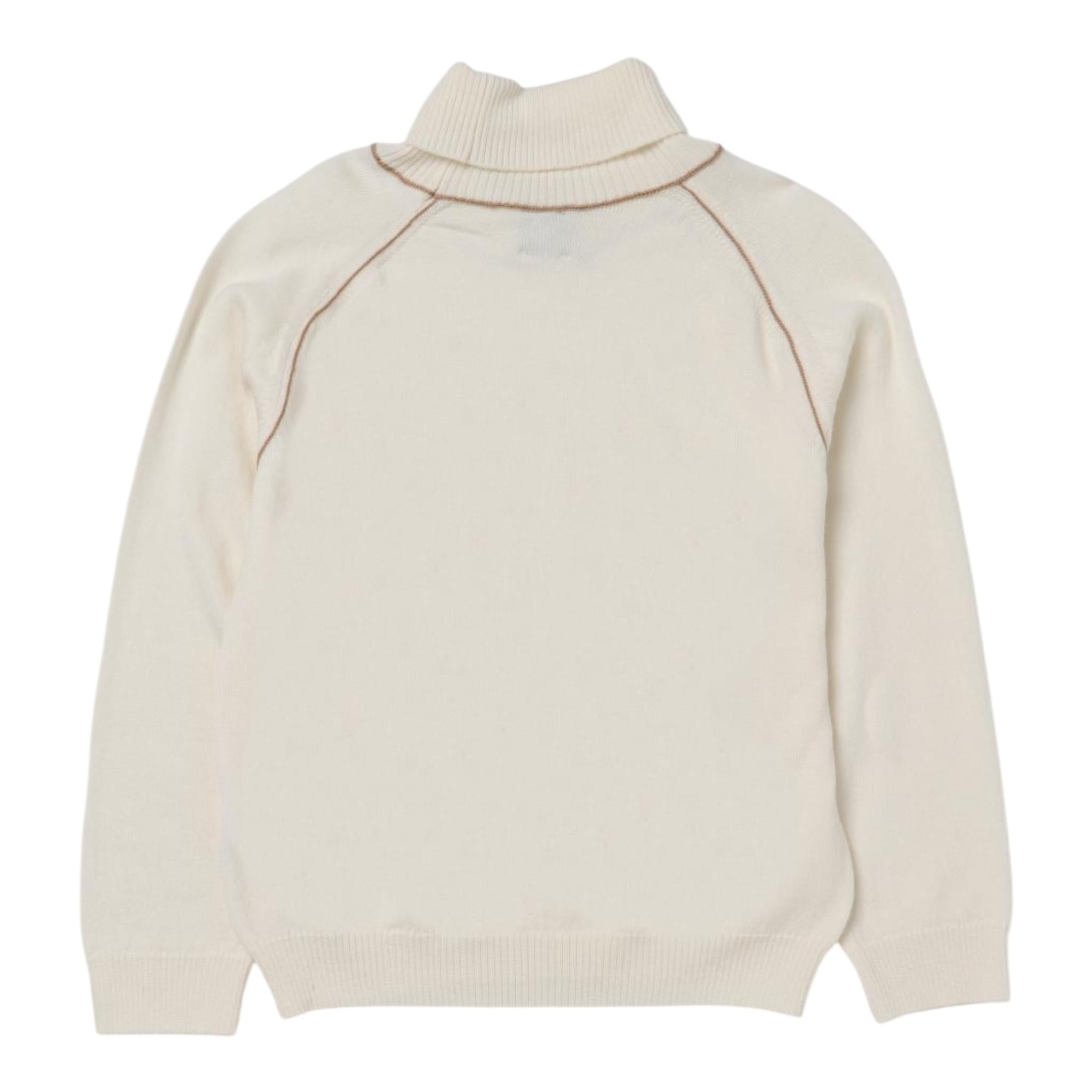 ELEVENTY maglia coll alto titna unita Panna per Bambino ET9P20 PANNA ELEVENTY 