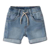 Sarabanda Bermuda tinta unita In Denim Blu per Neonato 3B625 BLU SARABANDA 