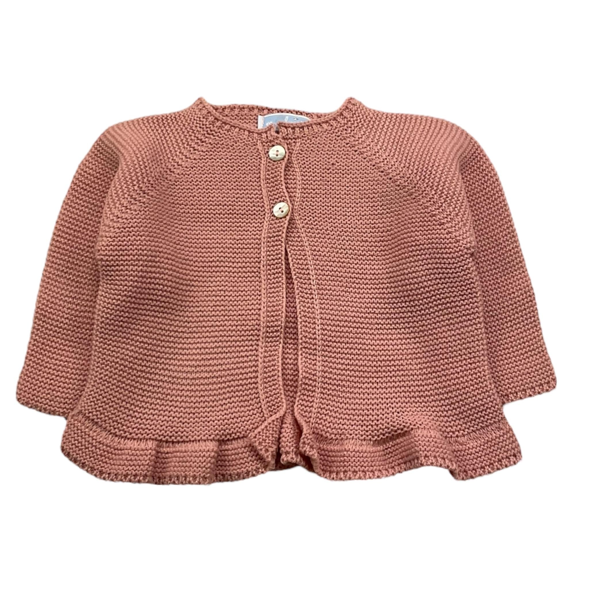 MAC ILUSIO'N cardigan tinta unita Rosa per Neonato 9480 ROSA MAC ILUSIO'N 