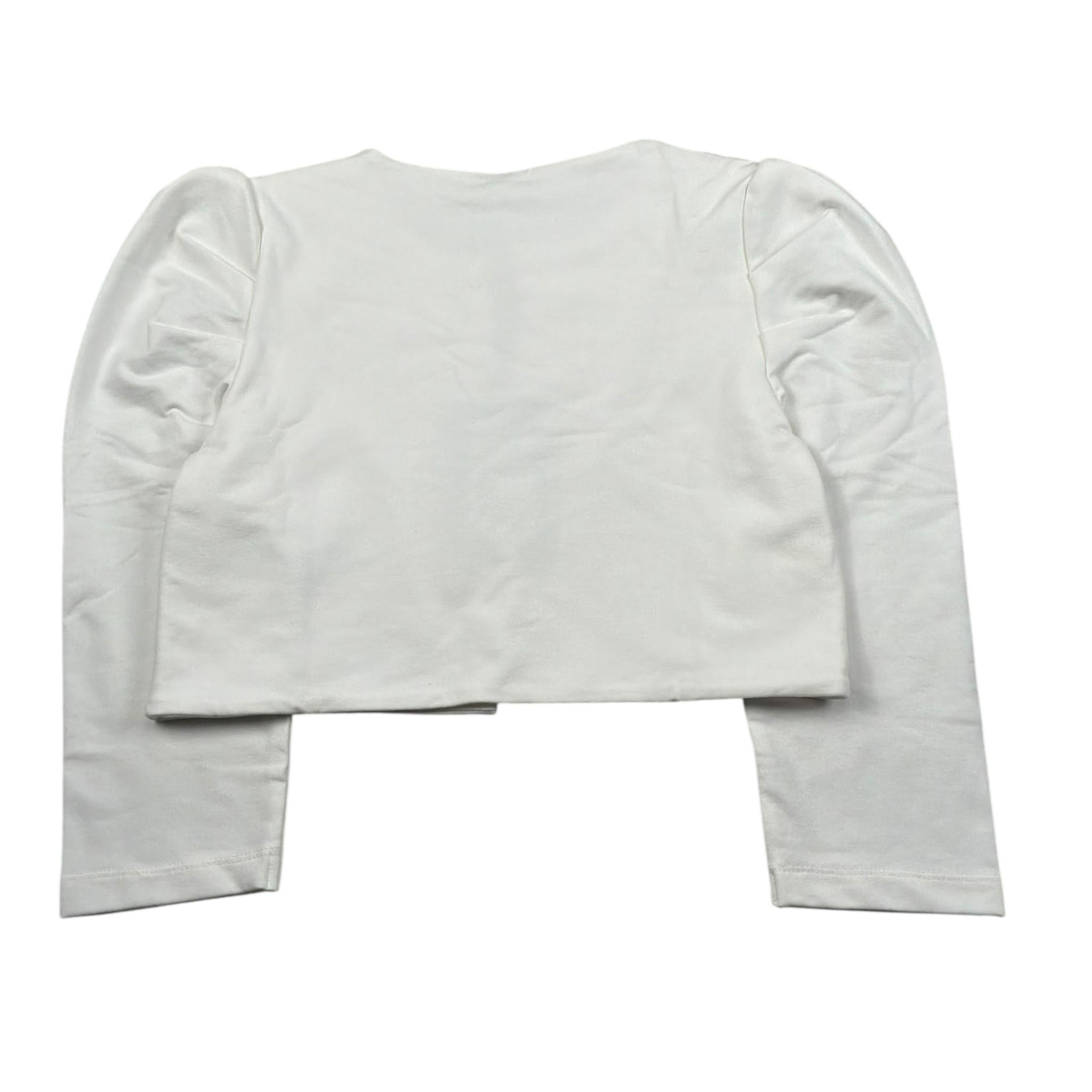 Please Giacca Tinta Unita per Bambina LG02042G29 PANNA PLEASE 