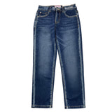 CESARE PACIOTTI jeans tinta unita con girovita regolabile Blu per Bambino OTO5362J BLU CESARE PACIOTTI 