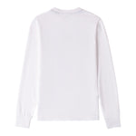 SARABANDA shirt girocollo tinta unita con stampa in contrasto Bianco per Bambino 0A514 BIANCO SARABANDA 