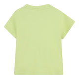 Boss T-Shirt Girocollo Tinta Unita con Logo per Neonato J52113 VERDE BOSS 