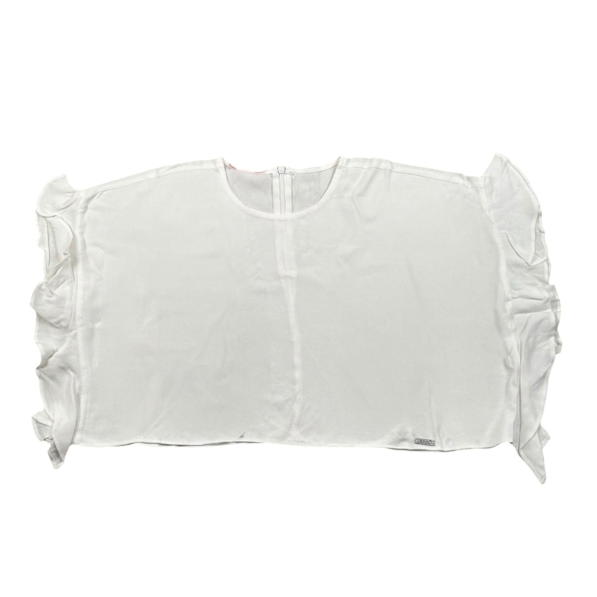 Liu Jo Camicia Mezza Manica Tinta Unita per Bambina GA5201 BIANCO LIU JO 