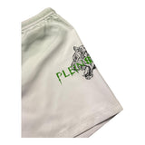 Plein Sport Swim Costume Tinta Unita con Logo per Bambino PS25KBBM02 BIANCO PLEIN SPORT SWIM 