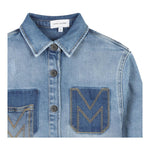 MARC JACOBS camicia in denim manica lunga tinta unita Azzurro per Bambino W60279 AZZURRO MARC JACOBS 