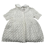 Le Coconne Abito Mezza Manica Traforato per Neonata LCN1947 BIANCO LE COCONNE 