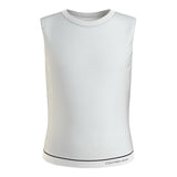 Calvin Klein Top Tinta Unita con Loog per Bambina IG0IG02437X BIANCO CALVIN KLEIN 