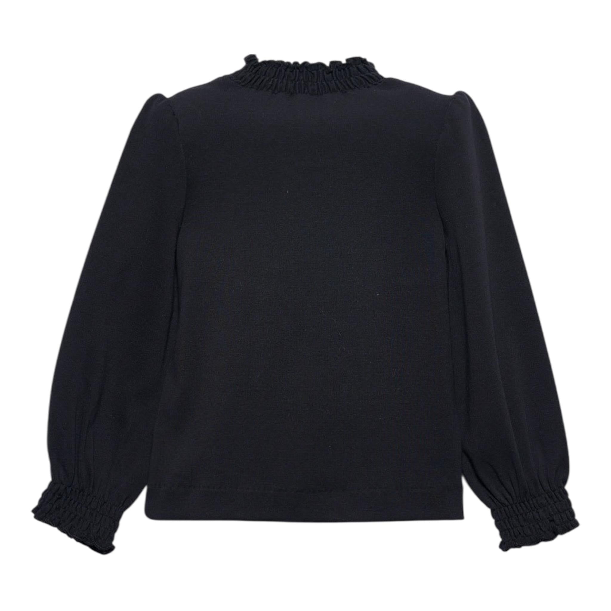 ABEL & LULA shirt tinta unita mezzo collo Nero per Bambina 5672XX NERO ABEL & LULA 