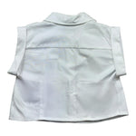 Marc Ellis Camicia Mezza Manica Tinta Unita con Logo per Bambina JMJSH01176X BIANCO MARC ELLIS 