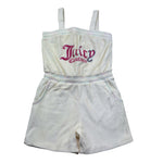 Juicy Couture Tuta Intera Tinta Unita con Stampa per Bambina JBX6526 PANNA JUICY COUTURE 