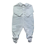 Isabel & Martinez Tutina Manica Lunga Fantasia A Righe per Neonato IM25N464 BEIGE ISABEL & MARTINEZ 