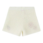 Saint Barth Short Tinta Unita Trafrato per Bambino YVT0002 PANNA SAINT BARTH 