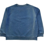 Just Cavalli Felpa In Denim Tinta Unita Girocollo per Bambino JBP2617FE BLU JUST CAVALLI 