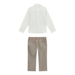 Guess Completo 3 Pezzi Camicia-Pantalone-Papillions per Bambino N5RG03WGTW0J SABBIA GUESS 