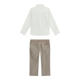 Guess Completo 3 Pezzi Camicia-Pantalone-Papillions per Bambino N5RG03WGTW0J SABBIA GUESS 