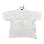 Duepuntozero Camicia Mezza Manica Tinta Unita per Neonato CAM200N BIANCO DUEPUNTOZERO 