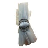 DAGA COLLECTION cerchietto tinta unita con tulle Azzurro per Bambina A24112 AZZURRO DAGA COLLECTION 