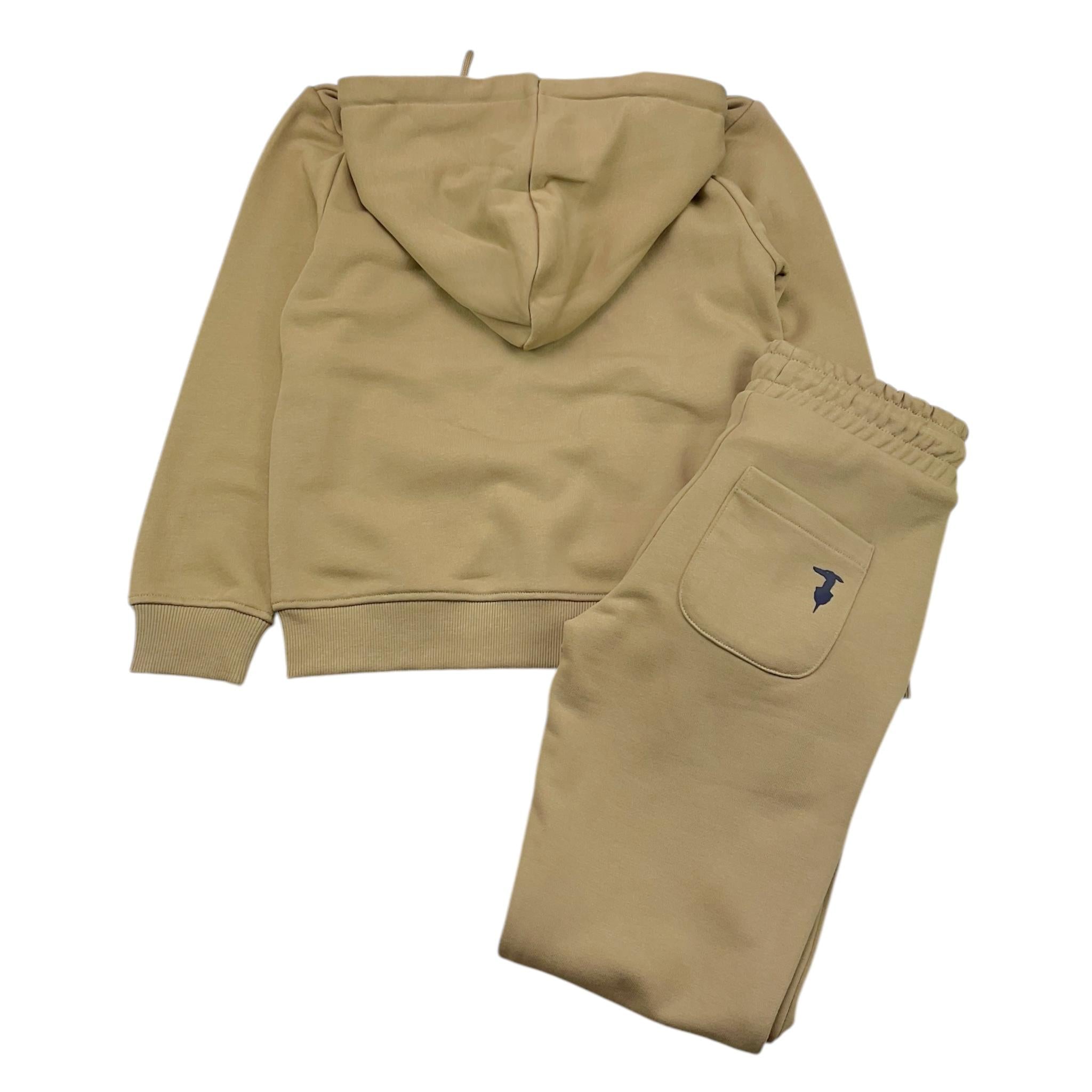 TRUSSARDI completo 2pz tinta unita con stampa Sabbia per Bambino TBA25001CF SABBIA TRUSSARDI 