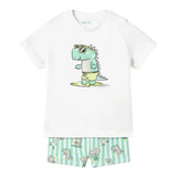 Mayoral Completo 2 Pezzi T-Shirt-Bermuda per Neonato 16488 BIANCO MAYORAL 