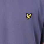 Lyle&Scott T-Shirt Tinta Unita con Logo per Bambino 48752 BLU LYLE&SCOTT 