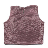 Lu Lu By Miss Grant Canotta Tinta Unita con Paillettes per Bambina LL3477 ROSA LU LU BY MISS GRANT 