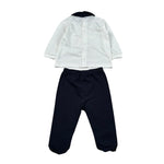 Lalalu' Completo 2 Pezzi Shirt-Ghettina per Neonato CPL6P BIANCO/BLU LALALU' 