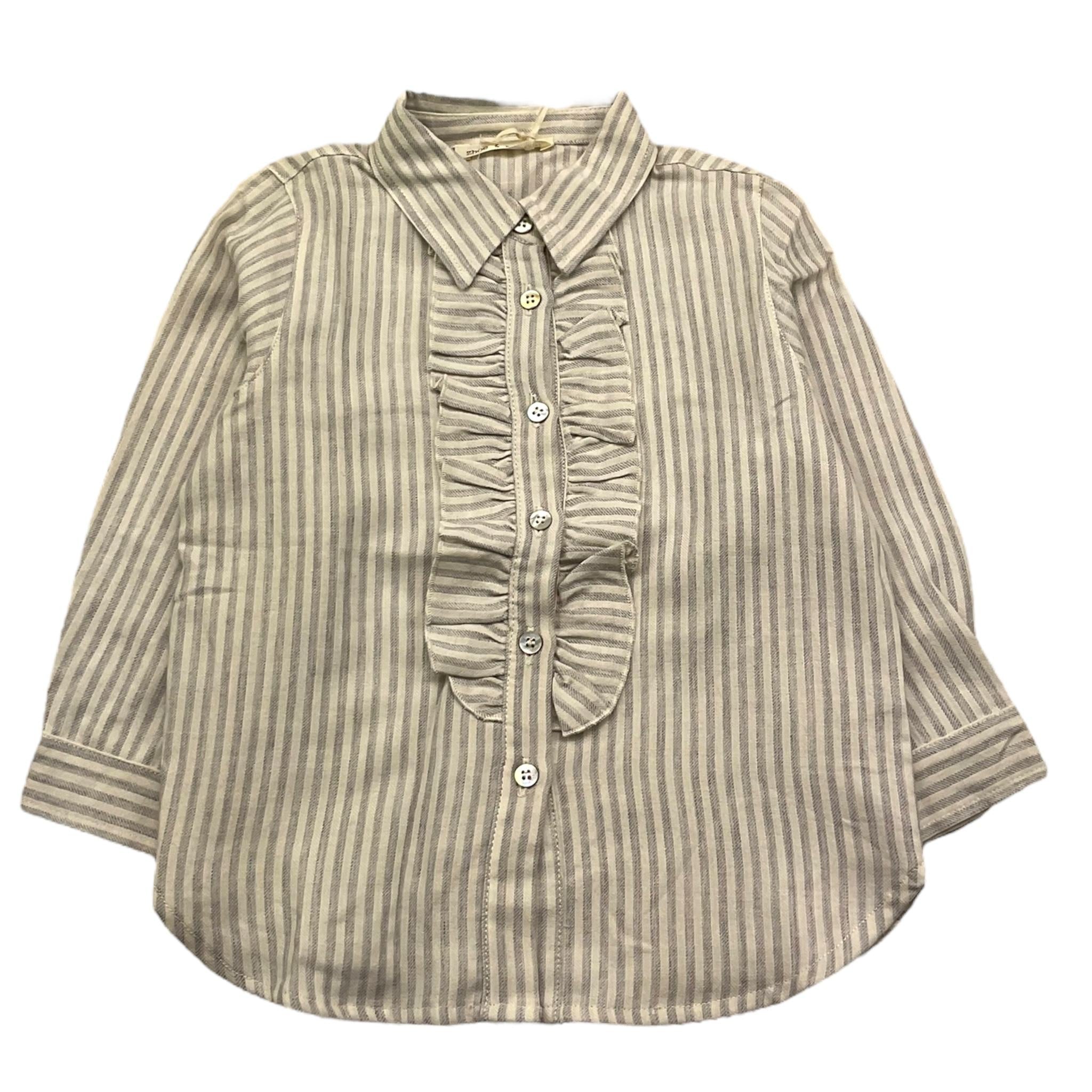 ABEL & LULA camicia manica lunga fantasia a righe Bianco per Bambina CWS3JJ BIANCO ABEL & LULA 