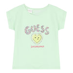 Guess Completo 2 Pezzi T-Shirt-Short per Neonata K3GG03K6YW0 VERDE GUESS 
