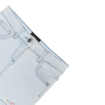 John Richmond Short In Denim Tinta Unita con Logo per Bambina RIP25031SHJXXX AZZURRO JOHN RICHMOND 
