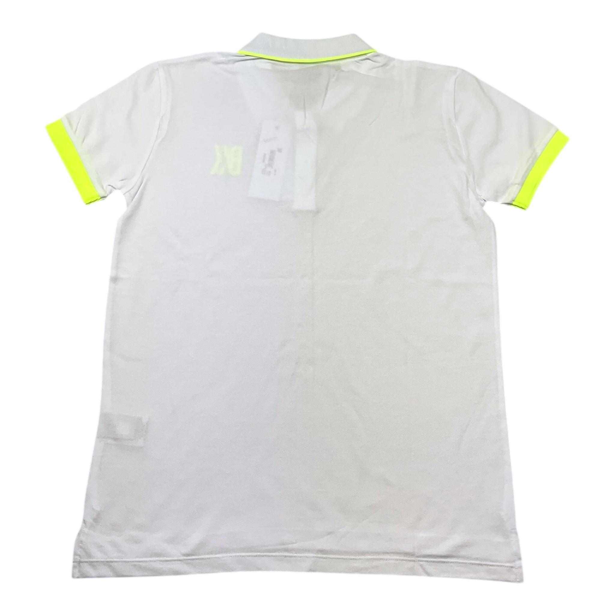 Bikkembergs Polo Mezza Manica Tinta Unita con Ricamo Logo per Bambino BK3274 BIANCO BiKKEMBERGS 