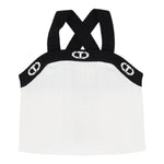 Twinset Top Bicolore con Logo per Bambina 251GJ3QW2 BIANCO/NERO TWINSET 
