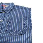 Vicolo Camicia Giromanica tinta unita con Taschino Azzurro per Bambina 3146C0779 AZZURRO VICOLO 