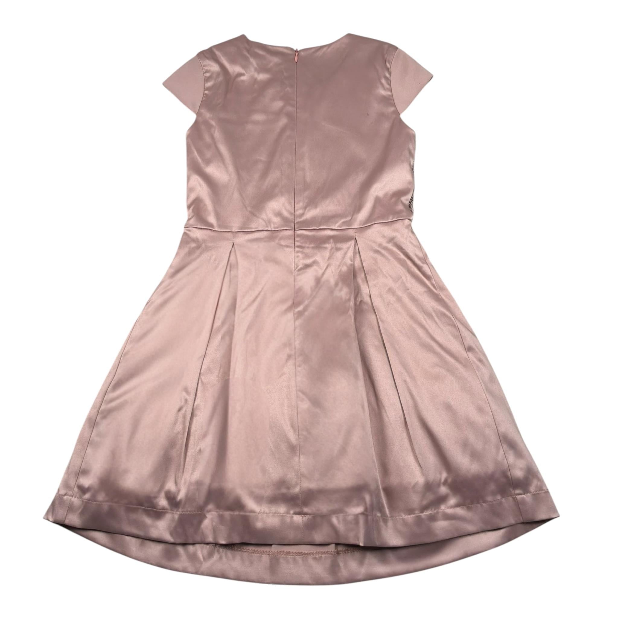 Kocca Abito Giromanica Tinta Unita con Paillettes per Bambina BIVAKI ROSA Kocca 