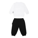 John Richmond Completo 2 Pezzi Felpa-Pantalone per Neonato RIP25013CFXX BIANCO/NERO JOHN RICHMOND 