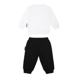 John Richmond Completo 2 Pezzi Felpa-Pantalone per Neonato RIP25013CFXX BIANCO/NERO JOHN RICHMOND 