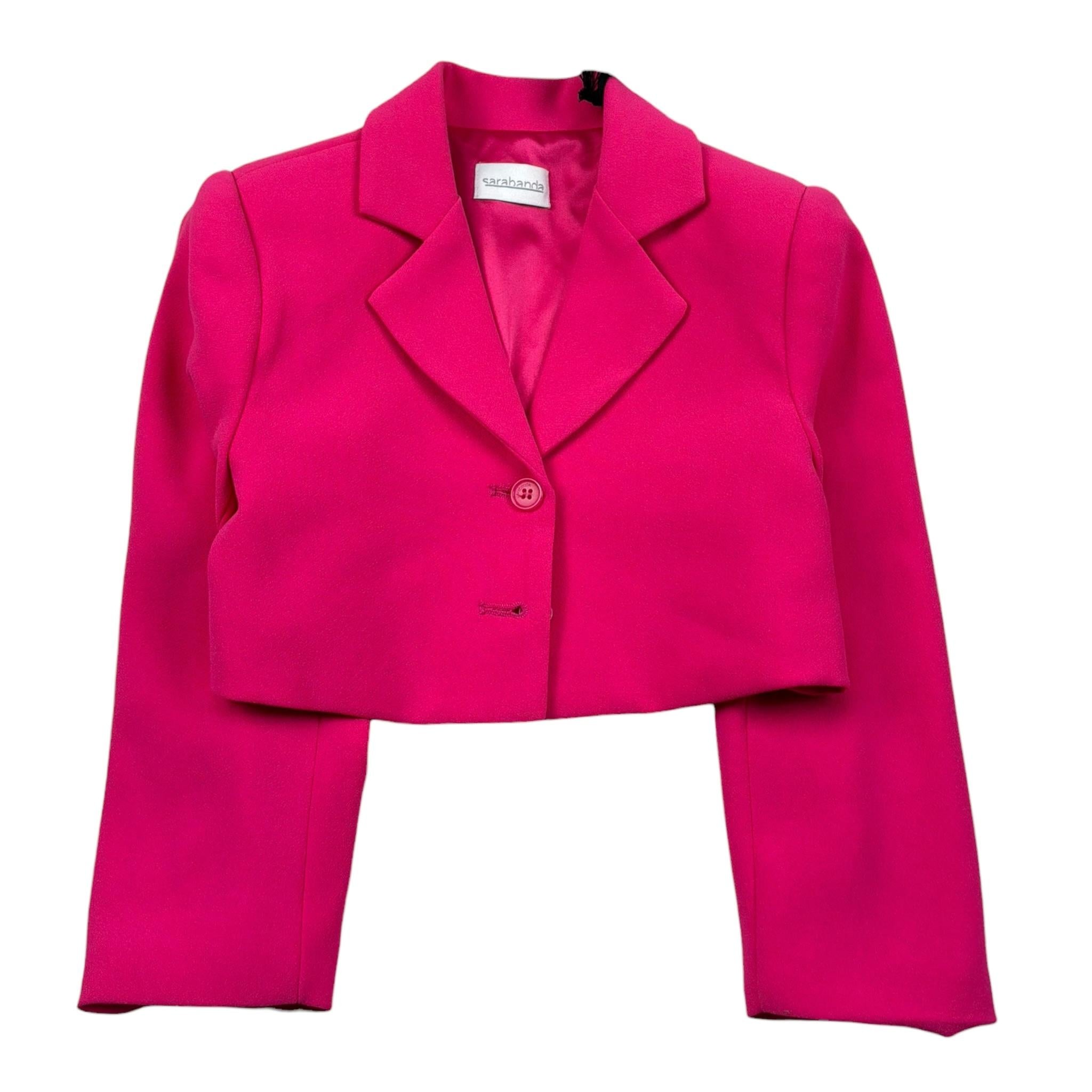 Sarabanda Giacca Tinta Unita Modello Crop per Bambina 8368 FUXIA SARABANDA 
