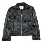 Paolo Pecora Chiodo In Ecopelle Tinta Unita per Bambino PP4181 NERO PAOLO PECORA 