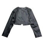 Liu Jo Giacca In Ecopelle Tinta Unita per Bambina GA3086 NERO LIU JO 