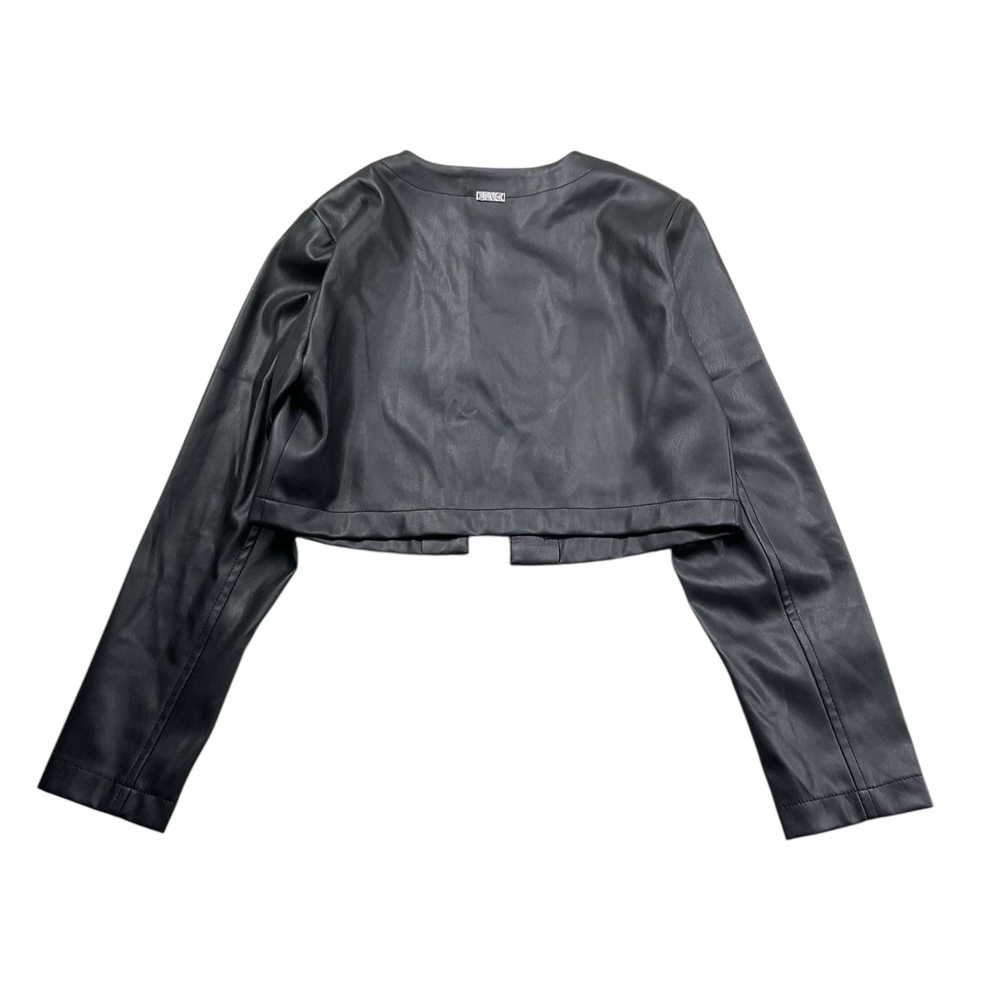 Liu Jo Giacca In Ecopelle Tinta Unita per Bambina GA3086 NERO LIU JO 