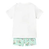 Mayoral Completo 2 Pezzi T-Shirt-Bermuda per Neonato 16488 BIANCO MAYORAL 