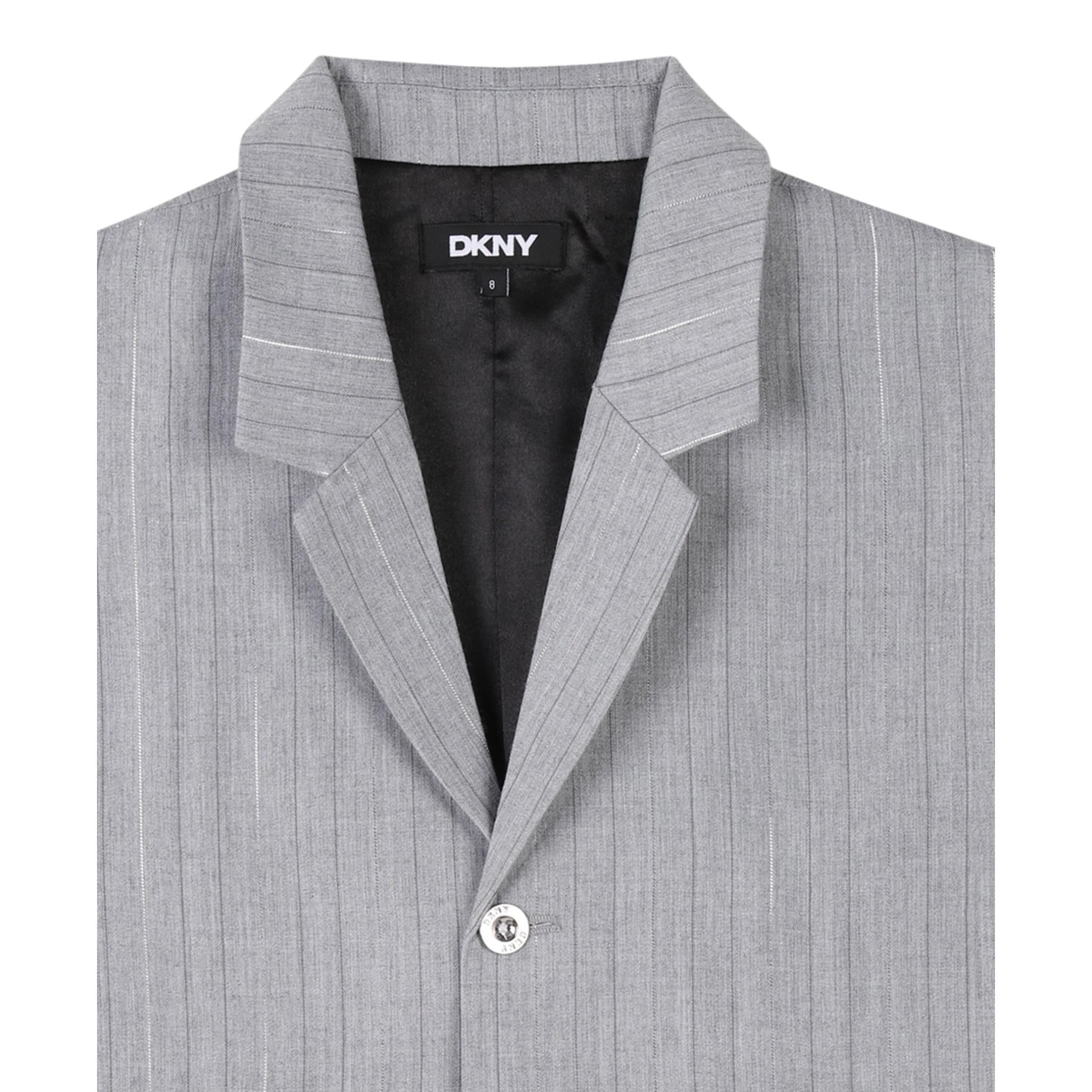 Dkny Smanicato Tinta Unita per Bambina D62278 GRIGIO DKNY 