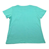 Hinnominate T-Shirt tinta unita con Stampa Verde Acqua per Bambina 3646M0117 VERDE ACQUA HINNOMINATE 