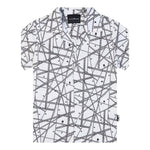 John Richmond Camicia Tinta Unita con Fantasia per Bambino RBP25093CA BIANCO JOHN RICHMOND 