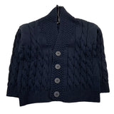 OFFICINA MILANESE cardigan tinta unita scollo a v Blu per Bambino JCARDIGAN BLU OFFICINA MILANESE 