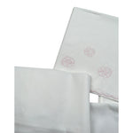 Barcellino Set Lenzuola 3 Pezzi Tinta Unita per Neonata 105813 BIANCO BARCELLINO 