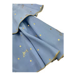 LIU JO gonna tinta unita con stampa in contrasto Azzurro per Bambina KF4050T4508J AZZURRO LIU JO 