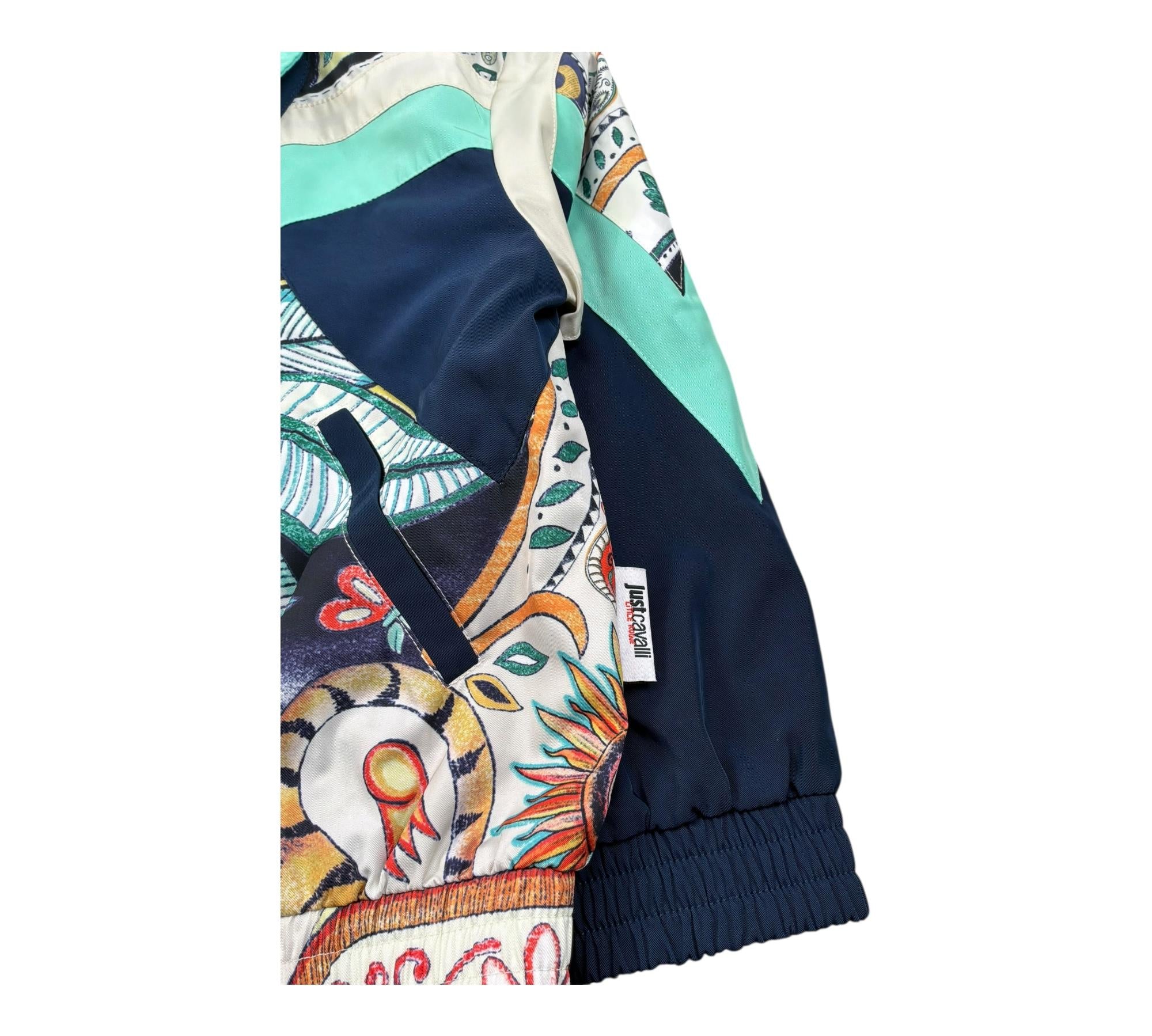 Just Cavalli Giubbino Stampa Fantasia con Zip per Bambino JBP26081GB MULTICOLOR JUST CAVALLI 