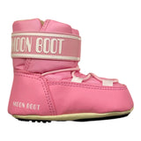 MOON BOOT stivali tinta unita con logo Rosa per Neonata 80D3401020J004 ROSA MOON BOOT 