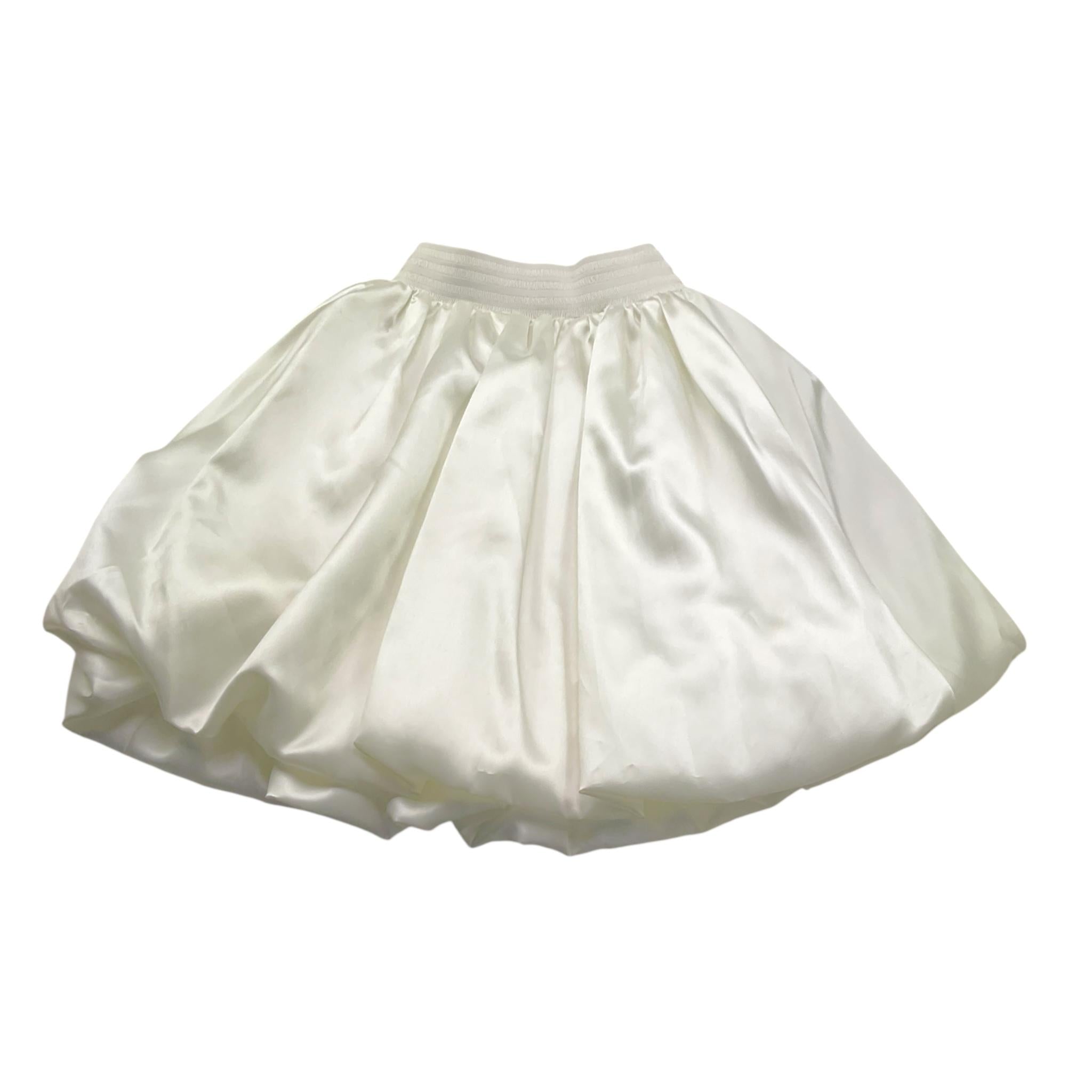 Nikolia Gonna Tinta Unita per Bambina MAGNETIC BIANCO NIKOLIA 